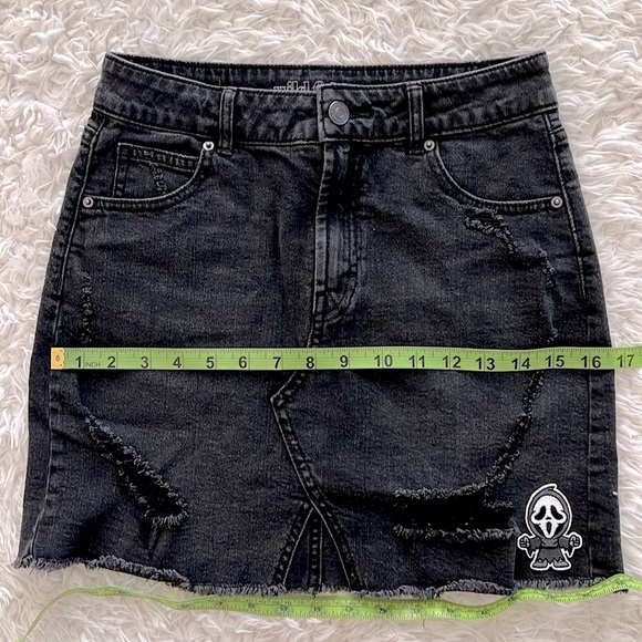 NWOT Ghostface Denim Skirt - Picture 10 of 12